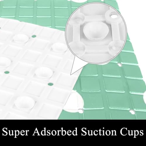 Tapete antideslizante para bañera rectangular de secado rápido gris 4