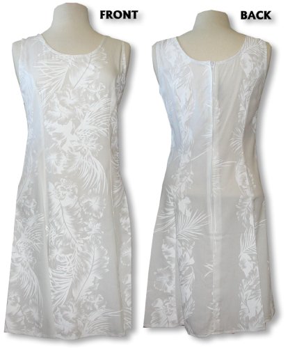 Fern Leaf Garden Hawaiian Aloha Princess Line Wedding Dress