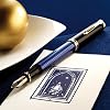Souveran M600 Blue Stripe Fountain Pen EF