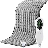 NOVAKA Almohadilla Térmica, Cobijas Eléctricas para Alivio de Dolores de Espalda, 60cm * 30cm, Almohadilla Eléctrica Con...