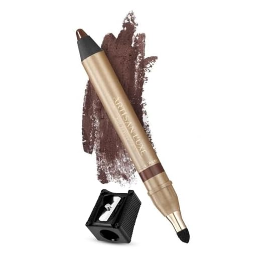 Artisan L'uxe Beauty Velvet Jumbo Eyeliner Pencil - Smokey Eyes in 3 Minutes - Water-Proof Smudge-Proof, Long-Lasting - Age-Defying Essential Oils - Seduction (Shade: Chocolate Brown) (Dark Chocolate Brown)