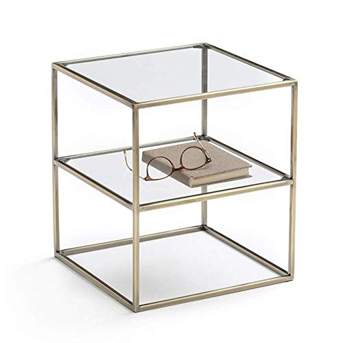 YueQiSong Bedroom Bedside Table Small Square Table Double Nordic Moder