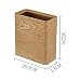 ZZFF Papelera De Basura De Madera Papelera,baño Doméstico Sala De Estar Rectangular...