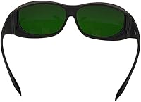 Vista 6 de Gafas de seguridad de protección de luz LED roja, azul y blanca, gafas de protección de luz LED para luz de bronceado similar