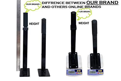 Image of Iso Solid Wall Mounted Pull Up / Chin Up Bar (Black)