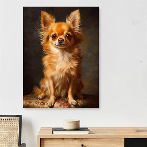 Paint by numbers animal grand format pour sublimer la décoration du salon