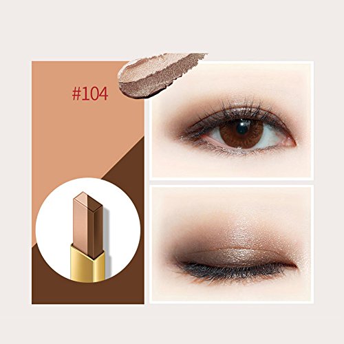 4 colores de sombra de ojos, lápiz de sombra de ojos mate, polvo de pigmento de ojos de larga duración, sombra de ojos… - Imagen 3