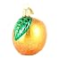 Old World Christmas Apricot Glass Ornament