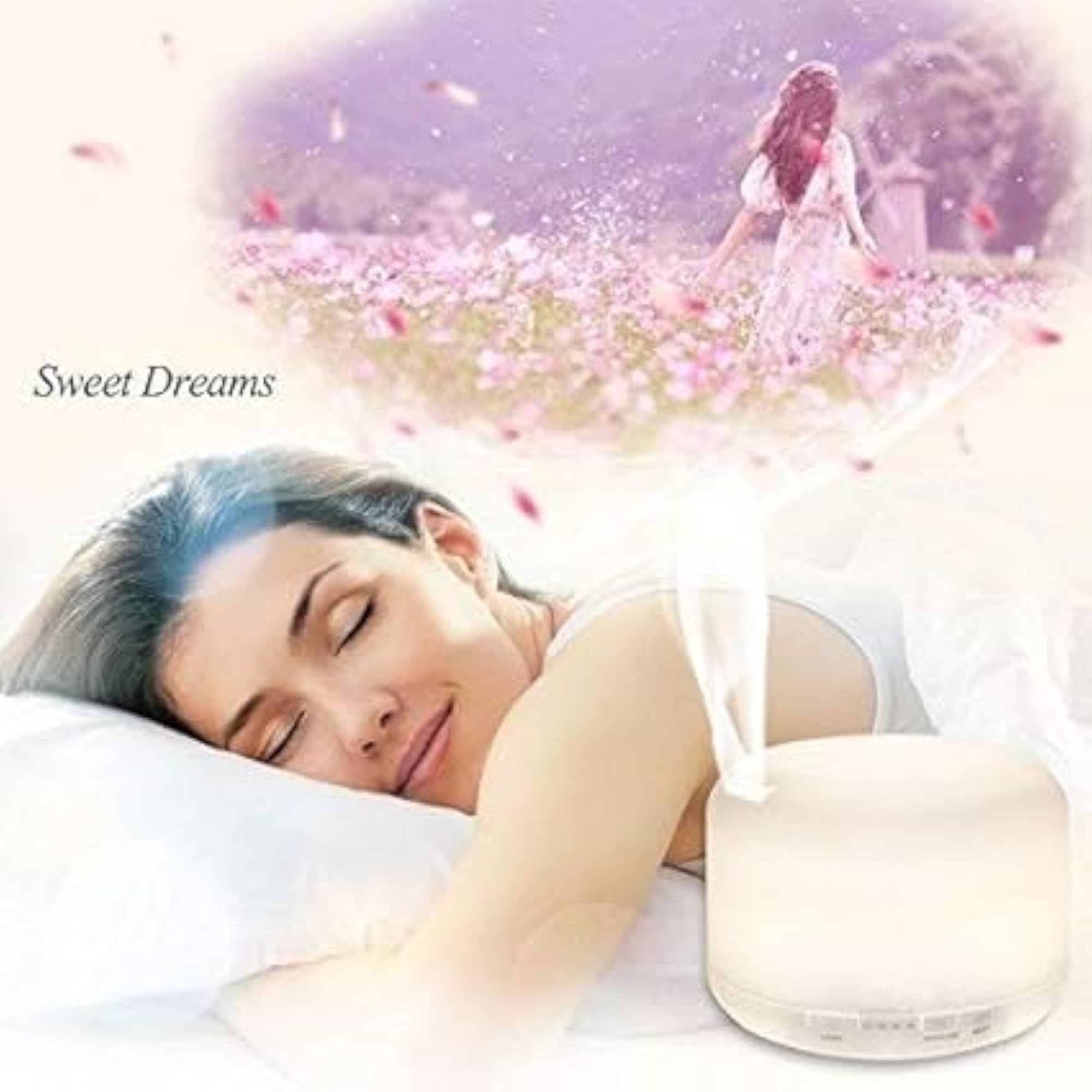 GNOLY Aromatherapy Diffuser with 7 Different Changing LED Lights