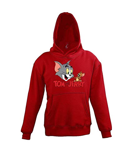 Youth Designz Tom Jerry - Felpa con cappuccio per
