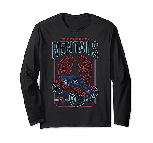 T-shirt Spider-Man Retro Spider-Buggy vêtement manches longues coton vintage pour homme