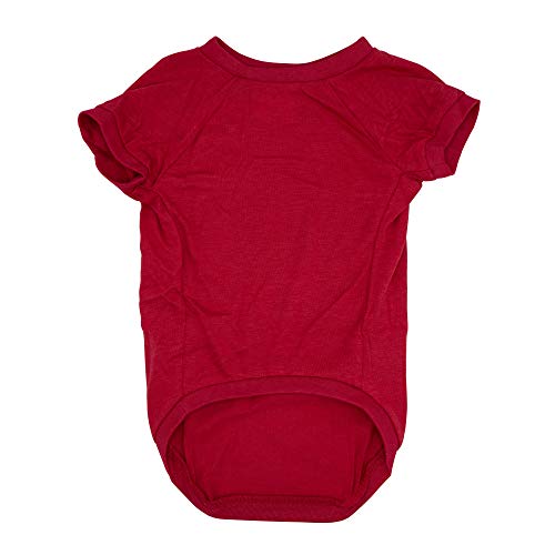 Marvel Camiseta para cães Comics for Pets, média | Camiseta vermelha para cães médios | Camiseta peq