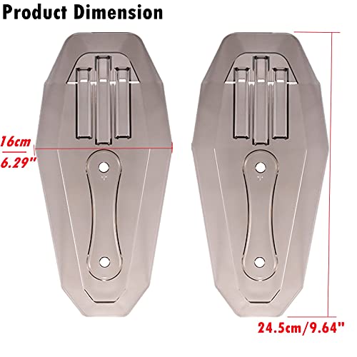 Universal Motorcycle Handguards - 7/8" Windproof Hand Guards Handlebar Protector Shield With Bracket And Bolts For Motocross Motorcycle Off-Road Pit Dirt Bike Atv (Gray) #TOP2