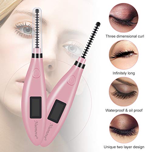 Heated Eyelash Curler Eyelash Curler Electric Electric Heated Eyelash Curler【2020 Newest】Mini USB Rechargeable Eyelash Curler with LCD Display, Valentine's Gifts for Girls - Thumbnail 5