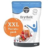 borchers 100 % Erythrit | Kalorienfreies Süßungsmittel | Zuckeralternative | Kalorienfrei | Vorteilspack | 900g