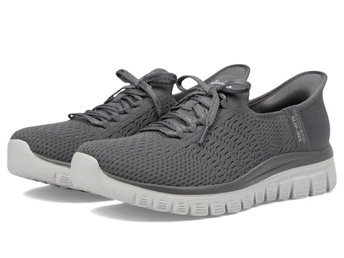 Image of Skechers Women's Graceful - First Crush Hands Free Slip-Ins | Modern Comfort Casual, Slip-ins, Air-Cooled Memory Foam, Machine Washable, Vegan