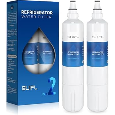 Suifl F-1000 Under Sink Filter Replacement, Compatible with InSinkErator F-1000S, HWT-F1000S Filtration System, Reduces Chlorine Taste & Odor (2 Pack)