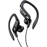 JVC Stereo in-Ear Lightweight Water-Resistant Active Sport Headphones (Black)