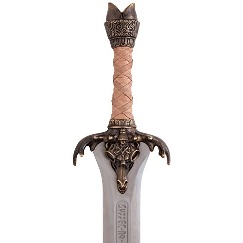 Hand Forged High Carbon Steel Father’s Sword Highly Details Pommel Guard Genuine Suede Grip Functional Sword