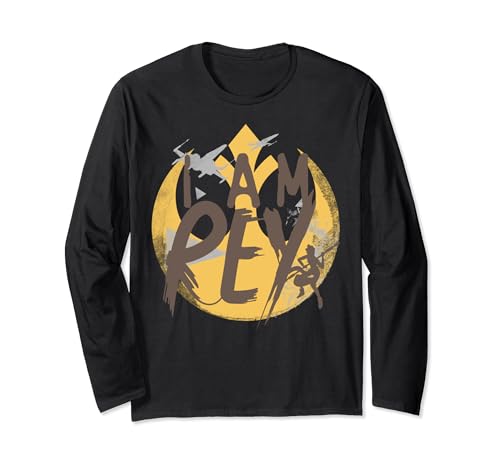 T-shirt Star Wars Forces of Destiny I Am Rey Rebel manches longues pour fan