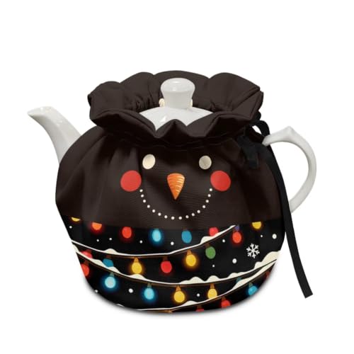 Image of Teapot Dust Cover, Tea Cosy with Drawstring Breakfast Warmer | Portable Teapot Dust Cover with Convenient Drawstring Multifunctional Breakfast Warmer Easy to Put on and Take Off