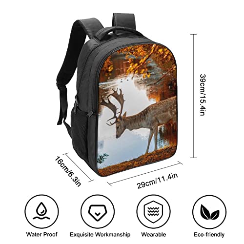 Sac à dos cool imprimé 3D avec grand compartiment de voyage - 2