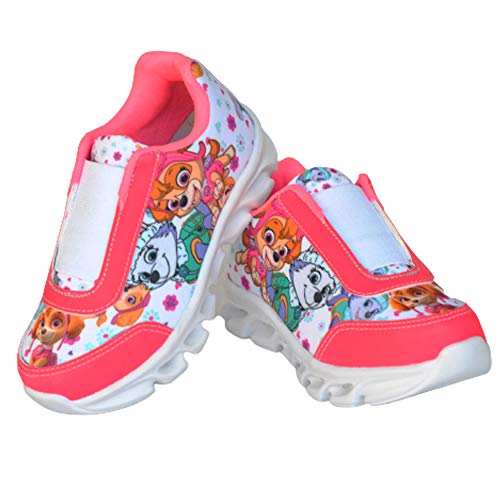 Tenis Feminino Elastico Infantil Led Patrulha Canina Meninas (24)
