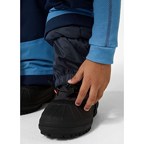 Helly Hansen Kids Rider 2 Insulated Waterproof Windproof Breathable Bib Ski Pants, 625 Blue Fog, 4