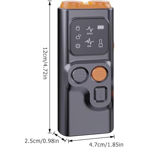 BarkGuard - Bark Guard Anti Barking Device for Dogs, Antibell Ultraschall Gerät, 2025 Neues Antibellhalsband für Hunde Antibell, Anti Bell Gerät Hunde mit LED Taschenlampe für Kleine Große Hunde