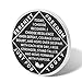 Flying Wings 2 Year Sobriety Coin | AA Chips and Medallions for Narcotics Anonymousa | Sobriety Chips Addiction Recovery Celebrating Recovery Anniversary Milestones | Sobriety Gifts for Women & Men