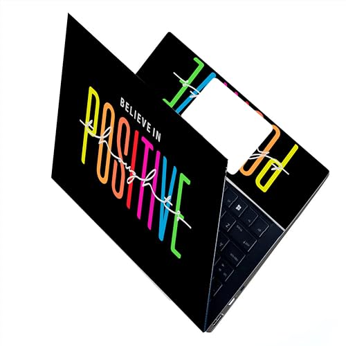 Image of Full Laptop Skin Stickers HD Quality Sticker for Laptops Upto 15.6 inch (Dustproof|Waterproof|Scratchproof|Reusable) - BE Positive FL