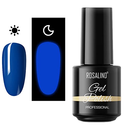 Esmalte de uñas de gel - Esmalte en gel que brilla en la oscuridad | Uñas de gel de ingredientes saludables, herramienta de manicura de uñas de alta resistencia al colorante para arte Cover