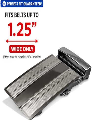 Image of Auto lock belt buckle only for men | No belt Included | for 1.25 Inches WIDE belts ONLY