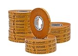 WOD ATG-7502 General Purpose ATG Tape, Adhesive Transfer Tape Glider Refill Rolls Clear Adhesive on Gold Liner (Acid Free and Available in Multiple Sizes): 1/4 in. Wide x 36 yds. (Pack of 24)