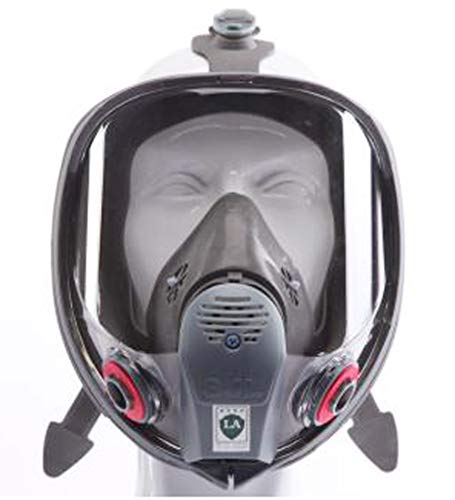 Full Face Respirator mask,Gas Mask with Activated Carbon Air Filter, Protect Against Gas,Paint,Dust,Chemicals