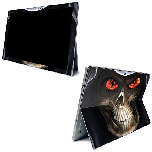 Image of MightySkins Carbon Fiber Skin for Microsoft Surface Pro 7 - Evil Reaper | Textured Carbon Fiber Finish | Easy to Apply, Remove, and Change Styles | Made in The USA (CF-MISURPR7-Evil Reaper)