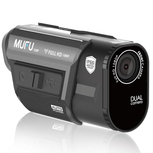 Amazon.co.jp: ドライブレコーダー バイク用 装着即時録画 前後2カメラ