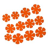 BONKZEBU 12 szt. Filcowe Podkładki Zabezpieczające do Garnków, Przegródki do naczyń Kuchennych, Zestaw Przyborów Kuchennych, Filcowe Separatory do Patelni, Ochraniacze do Garnków do (Pomarańczowy)
