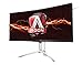 Produktbild AOC Gaming AG352UCG6 computer monitor 88.9 cm (35") Ultra - Wide Quad HD LED Curved Matt Black, Red