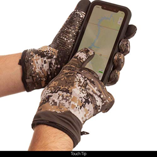 Huntworth Men's Light Weight, Hybrid Hunting Gloves, Disruption Camo, X-Large - Thumbnail 4