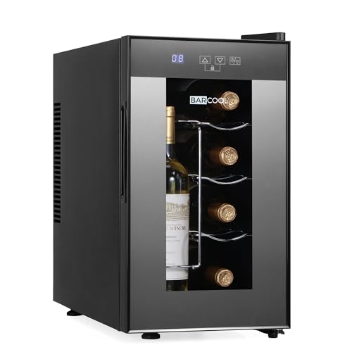 Barcool VINO8 – Table-Top Wine Fridge Black |...