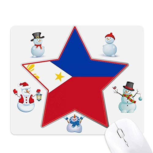Tapis de souris Philippines grand confort avec motif drapeau national