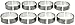 Clevite CB-927A-10(8) Engine Connecting Rod Bearing Set