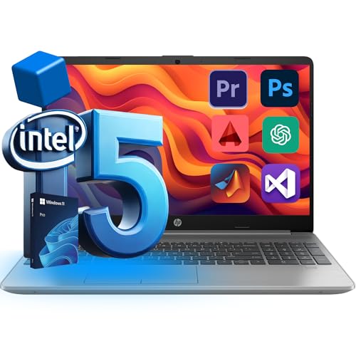 Hp Newest Pro 250 Intel 10-Core I5 High-Performing Laptop, 64Gb Ram, 2Tb Ssd, Intel Iris Xe Graphics, Wi-Fi 6, Usb-C, 15.6 Inch Fhd, Windows 11 Pro, Moderate Video Editing, Photoshop cover