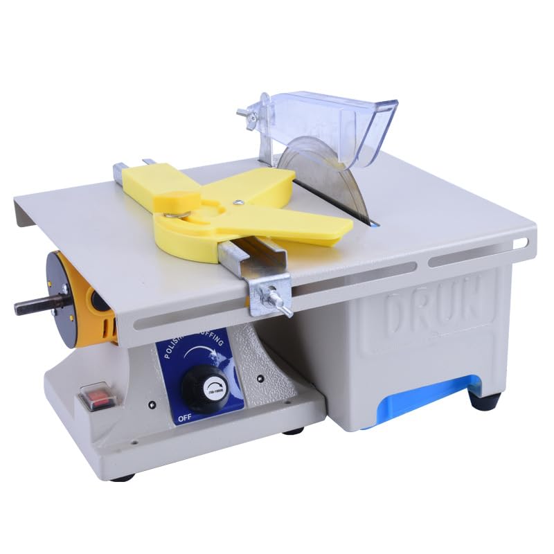 KEULEN Gem Polishing Grinding Machine, Mini Gemstone Cutting Polishing Machines, 0-10000Rpm Ajustable, Jewelry Tools, DIY Jewelry Lapidary Equipment, for Home Woodworking Carving Hobbies