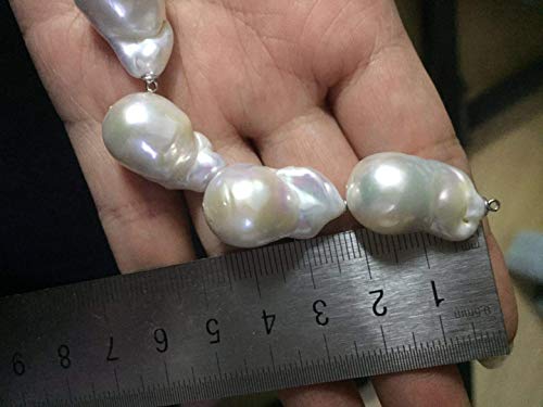Collier de perles énormes d'eau douce : le cadeau d'anniversaire baroque idéal - 4
