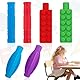 6 Stück Silikon Kaukette, Bleistift Topper, Autismus Spielzeug, Kauspielzeug Aus Silikon, Kaubares Schmuckspielzeug Kauspielzeug Für Jungen, Mädchen, Kinder Mit Autismus, Adhs