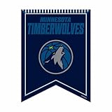 Rico Industries NBA Basketball Minnesota Timberwolves 18" X 24" Rafter Felt Pennant