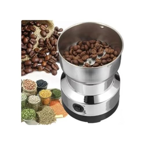 Moedor De Café Grãos Triturador Elétrico Automático Inox Compacto Portátil