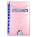Porte Carte De Credit et Pièce Identité - Protection Cartes Bleue sans Contact - Petit Etui Cuir Slim Protege Contre Le piratage Bancaire - Portefeuille Mince Anti RFID - Cadeau Femme